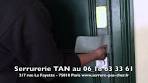 ouverture porte claquee