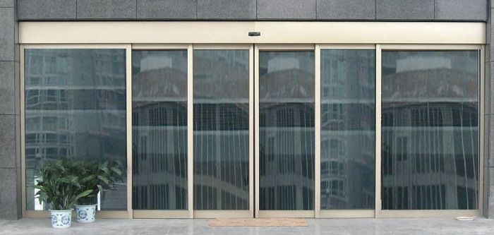 porte automatique coulissante